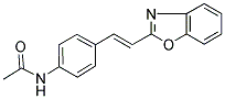 N-(4-[(E)-2-(1,3-BENZOXAZOL-2-YL)ETHENYL]PHENYL)ACETAMIDE Struktur