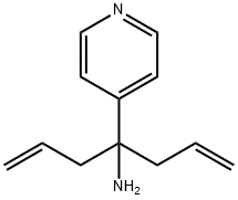 1-ALLYL-1-PYRIDIN-4-YL-BUT-3-ENYLAMINE Struktur