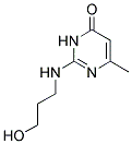 2-[(3-HYDROXYPROPYL)AMINO]-6-METHYLPYRIMIDIN-4(3H)-ONE Struktur