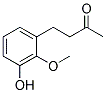 4-(3-HYDROXY-2-METHOXYPHENYL)BUTAN-2-ONE Struktur