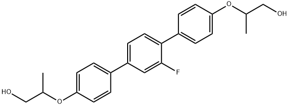 BIS-1,4-(4-(2-PHENOXY-1-PROPANOL))-2-FLUOROBENZENE Struktur