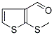 2-(METHYLTHIO)THIOPHENE-3-CARBOXALDEHYDE Struktur