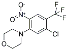 4-[5-CHLORO-2-NITRO-4-(TRIFLUOROMETHYL)PHENYL]MORPHOLINE Struktur