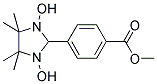 METHYL 4-(1,3-DIHYDROXY-4,4,5,5-TETRAMETHYLIMIDAZOLIDIN-2-YL)BENZOATE Struktur