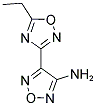 4-(5-ETHYL-1,2,4-OXADIAZOL-3-YL)-1,2,5-OXADIAZOL-3-AMINE Struktur