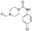 N-(4-CHLOROPHENYL)(4-FORMYLPIPERAZINYL)FORMAMIDE Struktur