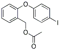 2-(4-IODOPHENOXY)BENZYL ACETATE Struktur