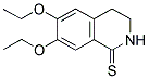 6,7-DIETHOXY-3,4-DIHYDROISOQUINOLINE-1(2H)-THIONE Struktur