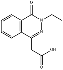 (3-ETHYL-4-OXO-3,4-DIHYDRO-PHTHALAZIN-1-YL)-ACETIC ACID Struktur