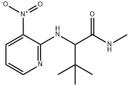 N,3,3-TRIMETHYL-2-[(3-NITRO-2-PYRIDINYL)AMINO]BUTANAMIDE Struktur