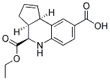 (3AS,4R,9BR)-4-(ETHOXYCARBONYL)-3A,4,5,9B-TETRAHYDRO-3H-CYCLOPENTA[C]QUINOLINE-8-CARBOXYLIC ACID Struktur