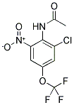 2-CHLORO-6-NITRO-4-(TRIFLUOROMETHOXY)ACETANILIDE Struktur