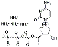 2'-DEOXYCYTIDINE 5'-TRIPHOSPHATE, TETRAAMMONIUM SALT, [5-3H]- Struktur