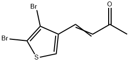 4-(4,5-DIBROMOTHIEN-3-YL)BUT-3-EN-2-ONE Struktur