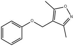 (3,5-DIMETHYL-4-ISOXAZOLYL)METHYL PHENYL ETHER Struktur