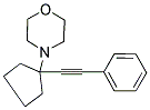 4-[1-(PHENYLETHYNYL)CYCLOPENTYL]MORPHOLINE Struktur