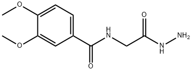 N-(2-HYDRAZINO-2-OXOETHYL)-3,4-DIMETHOXYBENZAMIDE Struktur