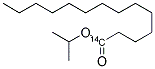 ISOPROPYL MYRISTATE, [1-14C]- Struktur