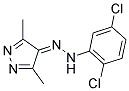 3,5-DIMETHYL-4H-PYRAZOL-4-ONE (2,5-DICHLOROPHENYL)HYDRAZONE Struktur