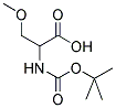 BOC-2-AMINO-3-METHOXYPROPIONIC ACID Struktur