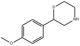 2-(4-METHOXY-PHENYL)-THIOMORPHOLINE Struktur