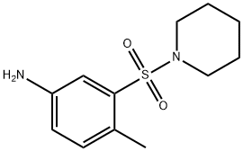 4-METHYL-3-(PIPERIDINE-1-SULFONYL)-PHENYLAMINE Struktur