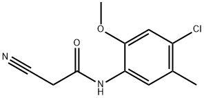 N-(4-CHLORO-2-METHOXY-5-METHYL-PHENYL)-2-CYANO-ACETAMIDE Struktur