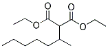 DIETHYL (1-METHYLHEXYL)MALONATE Struktur