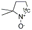 5,5-DIMETHYL-1-PYRROLINE, N-OXIDE, [2-14C]- Struktur