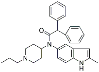 N-(2-METHYL-1H-INDOL-5-YL)-N-(1-PROPYLPIPERIDIN-4-YL)DIPHENYLACETAMIDE Struktur