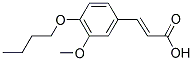 (2E)-3-(4-BUTOXY-3-METHOXYPHENYL)ACRYLIC ACID Struktur