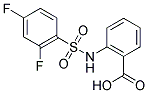 2-(2,4-DIFLUORO-BENZENESULFONYLAMINO)-BENZOIC ACID Struktur