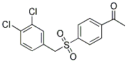 4-(3,4-DICHLOROBENZYL)-SULFONYL-ACETOPHENONE Struktur