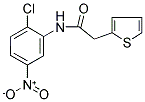 N-(2-CHLORO-5-NITROPHENYL)-2-(2-THIENYL)ETHANAMIDE Struktur