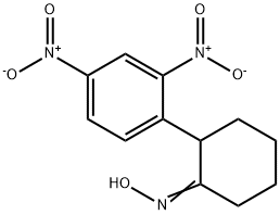 2-(2,4-DINITROPHENYL)CYCLOHEXANONE OXIME Struktur