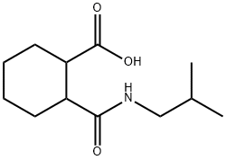 2-ISOBUTYLCARBAMOYL-CYCLOHEXANECARBOXYLIC ACID Struktur