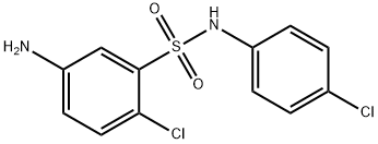 5-AMINO-2-CHLORO-N-(4-CHLORO-PHENYL)-BENZENESULFONAMIDE Struktur