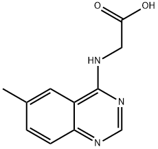 (6-METHYL-QUINAZOLIN-4-YLAMINO)-ACETIC ACID Struktur