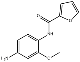 FURAN-2-CARBOXYLIC ACID (4-AMINO-2-METHOXY-PHENYL)-AMIDE Struktur