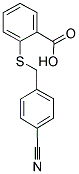 2-(4-CYANO-BENZYLSULFANYL)-BENZOIC ACID Struktur