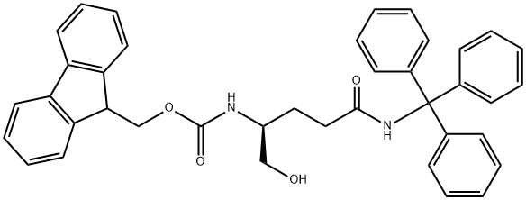 FMOC-GLN(TRT)-OL Struktur