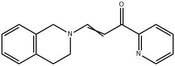 3-(1,3-DIHYDRO-ISOINDOL-2-YL)-1-PYRIDIN-2-YL-PROPENONE Struktur