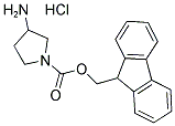 3-AMINO-1-N-FMOC-PYRROLIDINE HYDROCHLORIDE Struktur