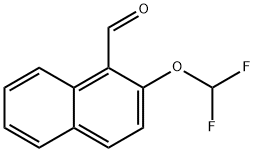 2-(DIFLUOROMETHOXY)-1-NAPHTHALDEHYDE Struktur