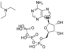 ADENOSINE 5'-[GAMMA-33P]TRIPHOSPHATE, TRIETHYLAMMONIUM SALT Struktur