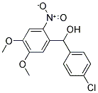 (4-CHLORO-PHENYL)-(4,5-DIMETHOXY-2-NITRO-PHENYL)-METHANOL Struktur