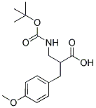 2-(TERT-BUTOXYCARBONYLAMINO-METHYL)-3-(4-METHOXY-PHENYL)-PROPIONIC ACID Struktur