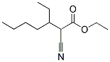 ETHYL 2-CYANO-3-ETHYLHEPTANOATE Struktur