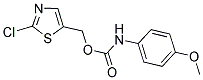 (2-CHLORO-1,3-THIAZOL-5-YL)METHYL N-(4-METHOXYPHENYL)CARBAMATE Struktur