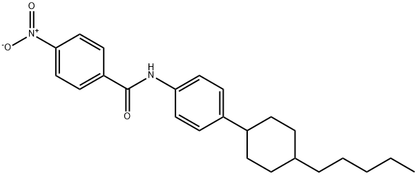 4-NITRO-N-[4-(4-PENTYLCYCLOHEXYL)PHENYL]BENZENECARBOXAMIDE Struktur